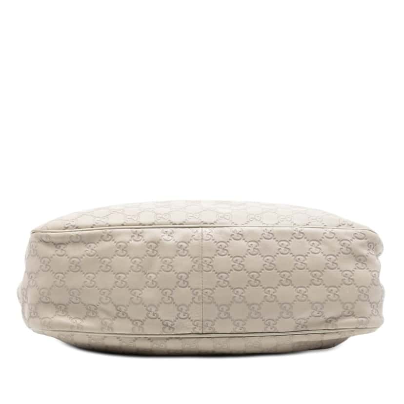 Gucci Guccissima Sukey Tote White Leather Very good condition - Inside View