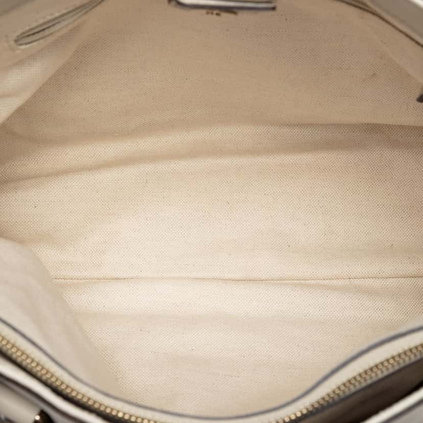 Gucci Guccissima Sukey Tote White Leather Very good condition - Model View