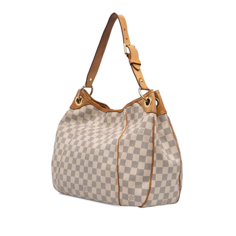 Louis Vuitton Damier Azur Galliera PM White Very good condition - Back View