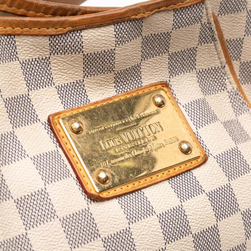 Louis Vuitton Damier Azur Galliera PM White Very good condition - Box View