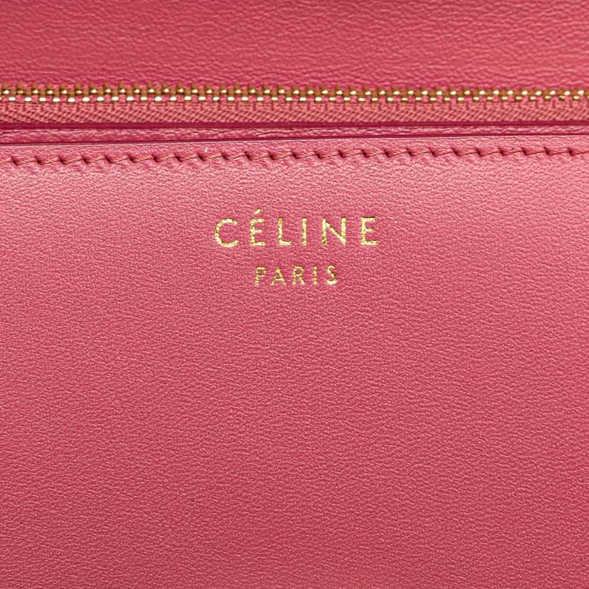 Celine Medium Calfskin Classic Box Pink Leather Very good condition - Box View