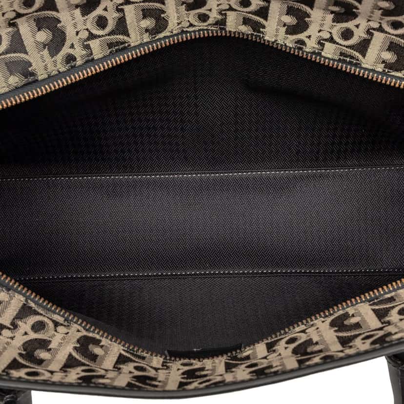 Dior Diorissimo Trotter Canvas Satchel Brown Very good condition - Model View