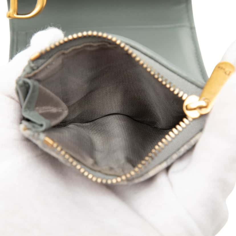 Dior Oblique Canvas Saddle Lotus Wallet Other Very good condition - Model View