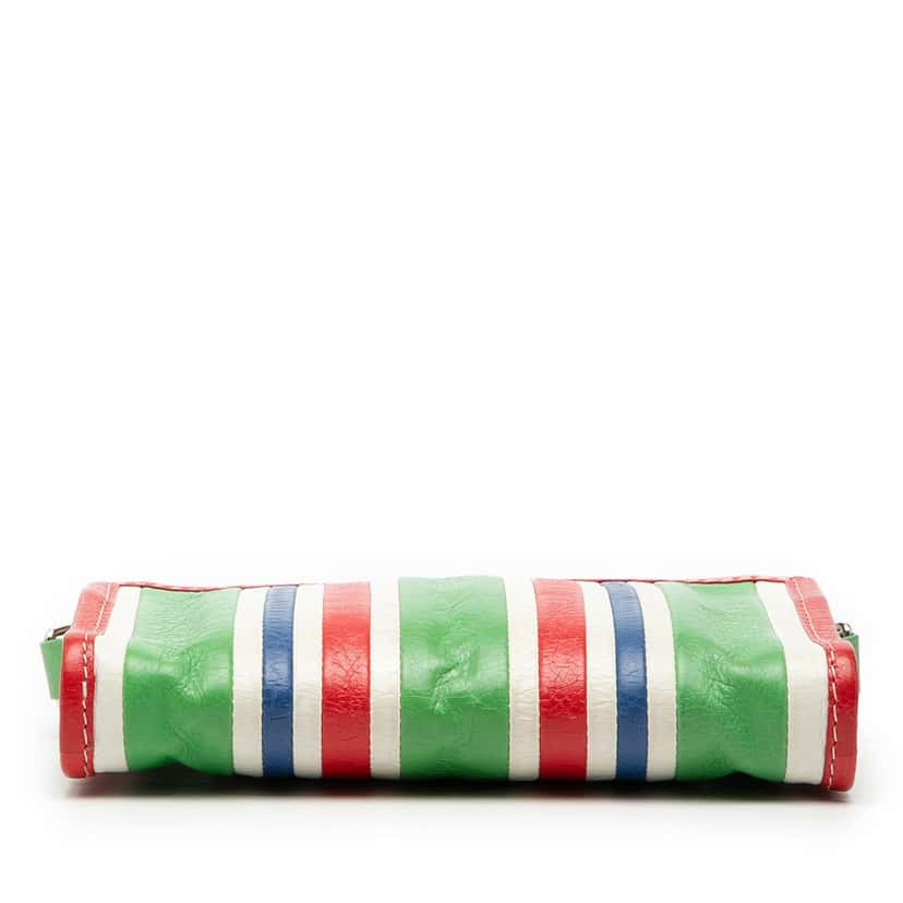 Balenciaga Lambskin Bazar Crossbody Green Leather Very good condition - Inside View