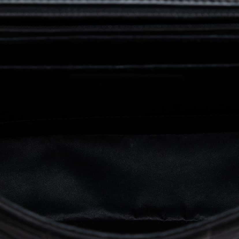 Chanel New Travel Line Medium Nylon Single Flap Black Very good condition - Model View