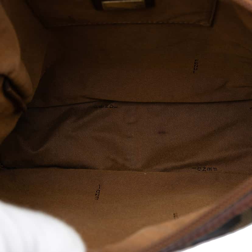 Fendi Zucca Canvas Crossbody Brown Very good condition - Model View