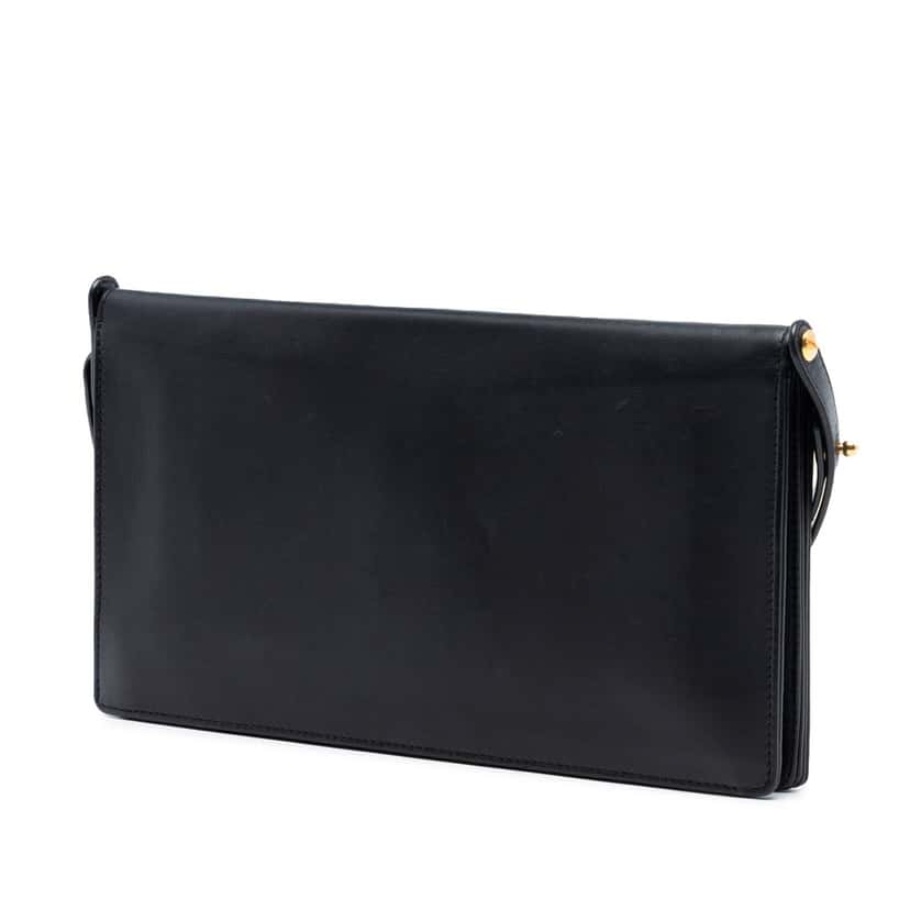 Dior Smooth Calfskin Handbag Black Leather Very good condition - Back View