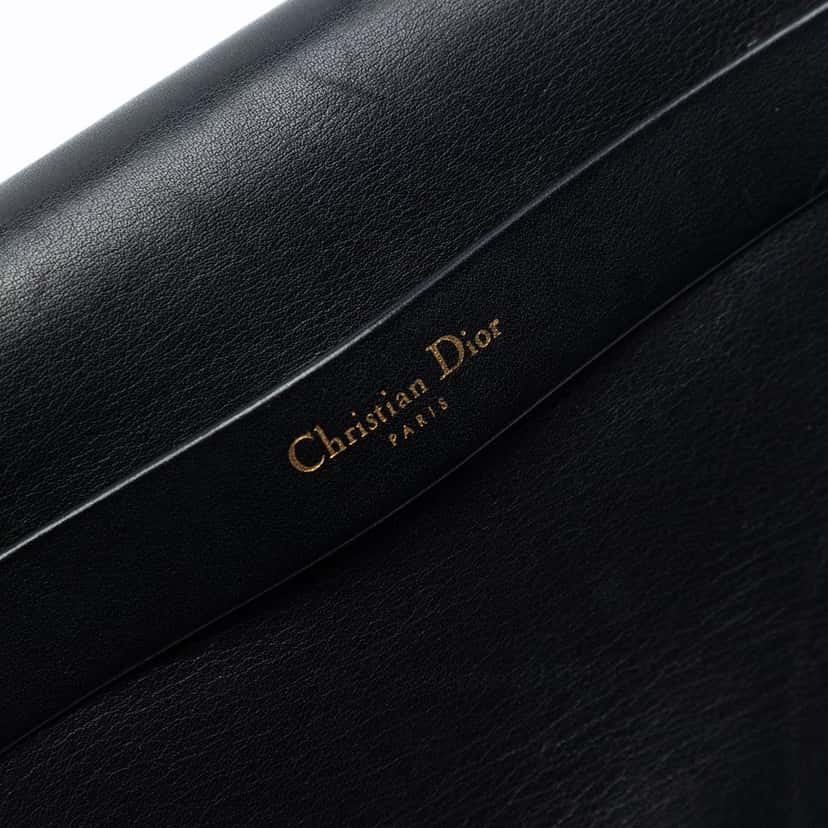 Dior Smooth Calfskin Handbag Black Leather Very good condition - Box View