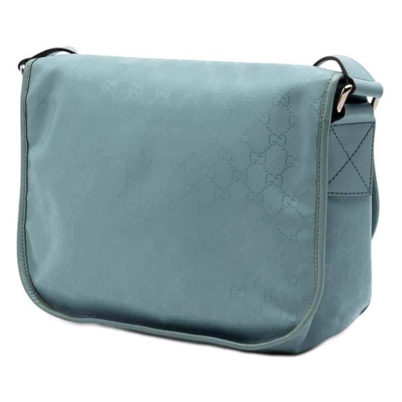 Gucci GG Imprime Crossbody Blue Very good condition - Back View