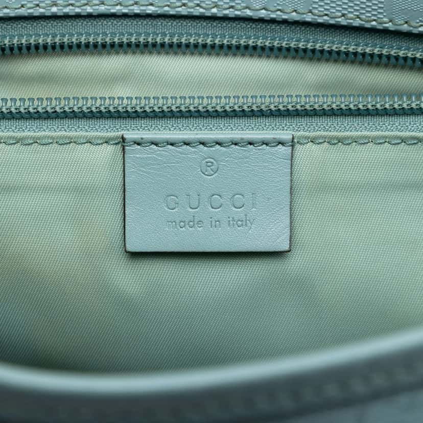 Gucci GG Imprime Crossbody Blue Very good condition - Box View