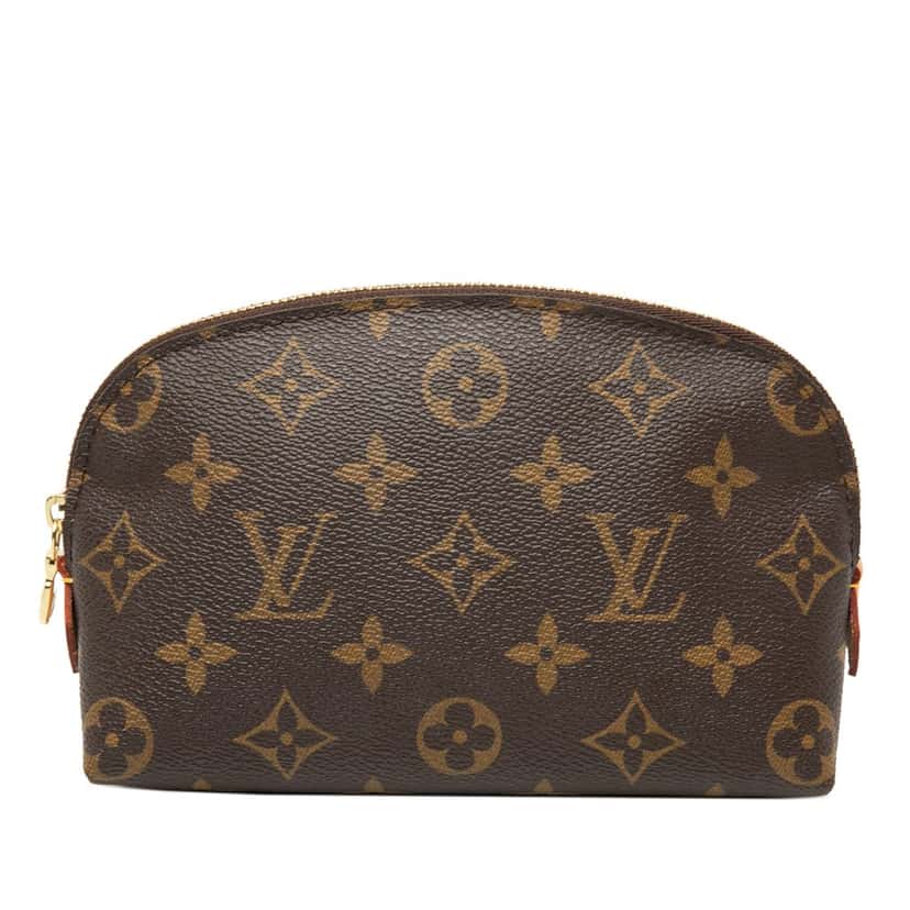 Louis Vuitton Monogram Cosmetic Pouch PM Brown Very good condition - Front View