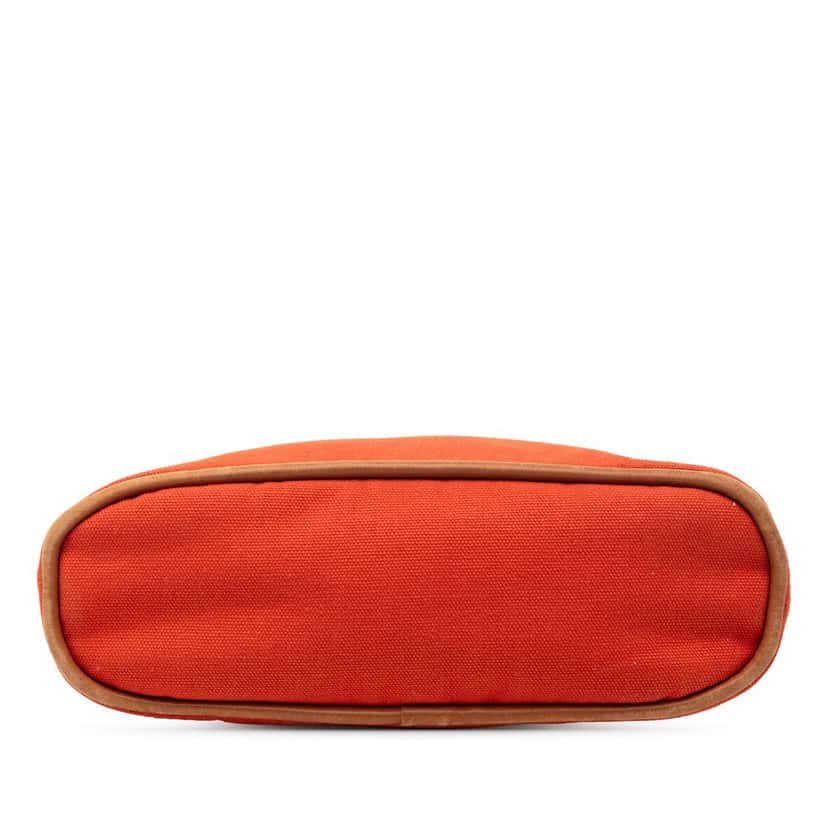 Hermès Toile Bolide Trousse De Voyage Pouch PM Orange Very good condition - Inside View
