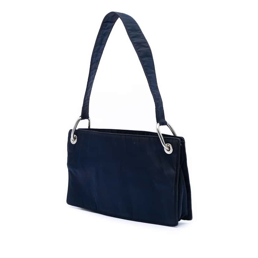 Prada Tessuto Shoulder Bag Blue Very good condition - Back View