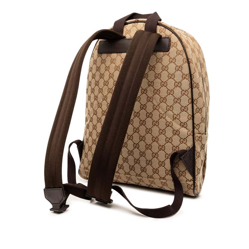 Gucci GG Canvas Backpack Beige Very good condition - Back View