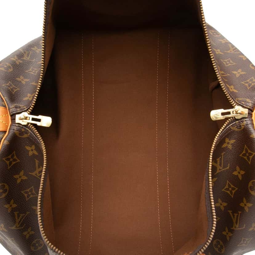 Louis Vuitton Monogram Keepall 50 Brown Good condition - Model View