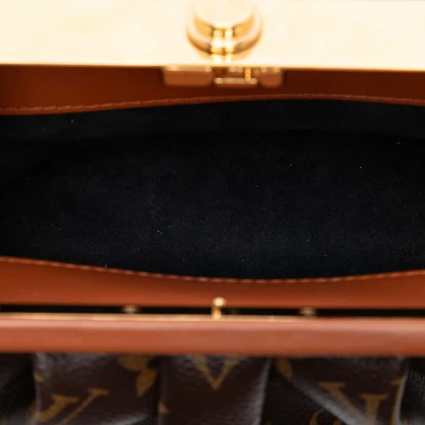 Louis Vuitton Monogram Reverse Boursicot EW Brown Very good condition - Model View