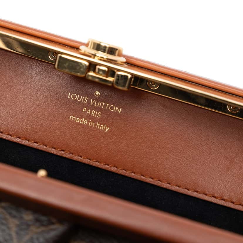 Louis Vuitton Monogram Reverse Boursicot EW Brown Very good condition - Box View