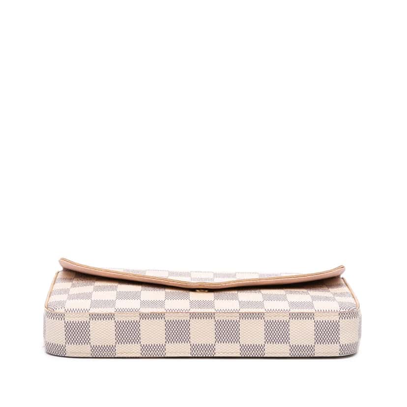 Louis Vuitton Damier Azur Pochette Felicie White Canvas Very good condition - Inside View