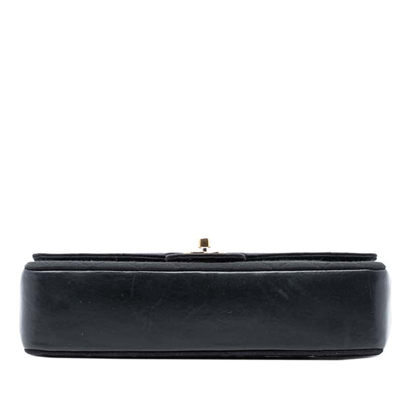 Chanel Medium Classic Jersey Double Flap Black Very good condition - Inside View