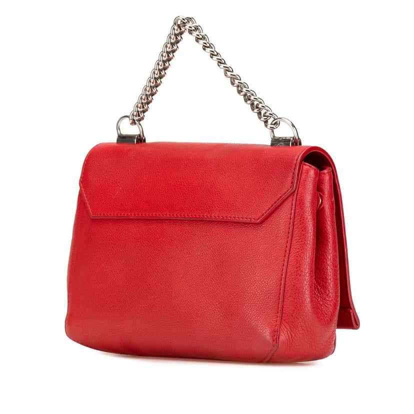Louis Vuitton Leather Lockme II BB Red Leather Very good condition - Back View