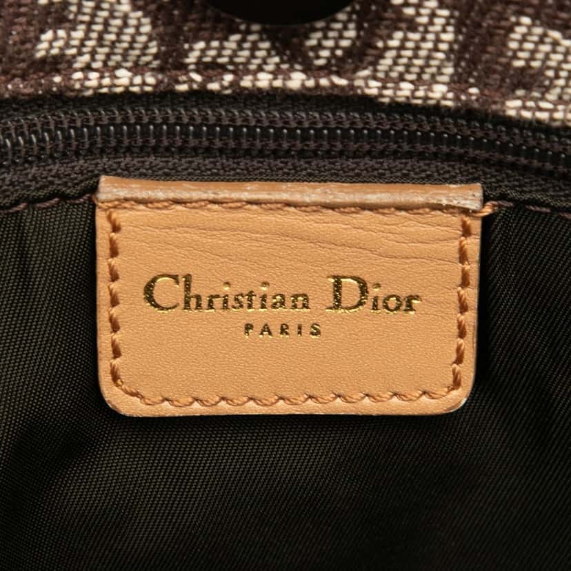 Dior Diorissimo Trotter Canvas Tote Brown Very good condition - Box View