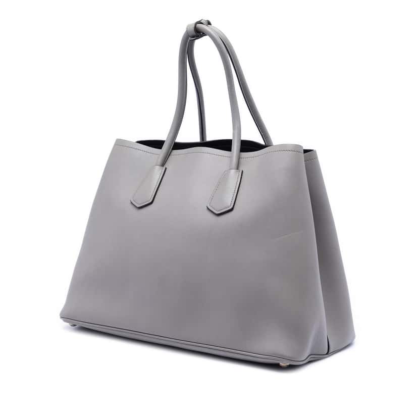 Prada Large City Calf Double Satchel Other Leather Very good condition - Back View