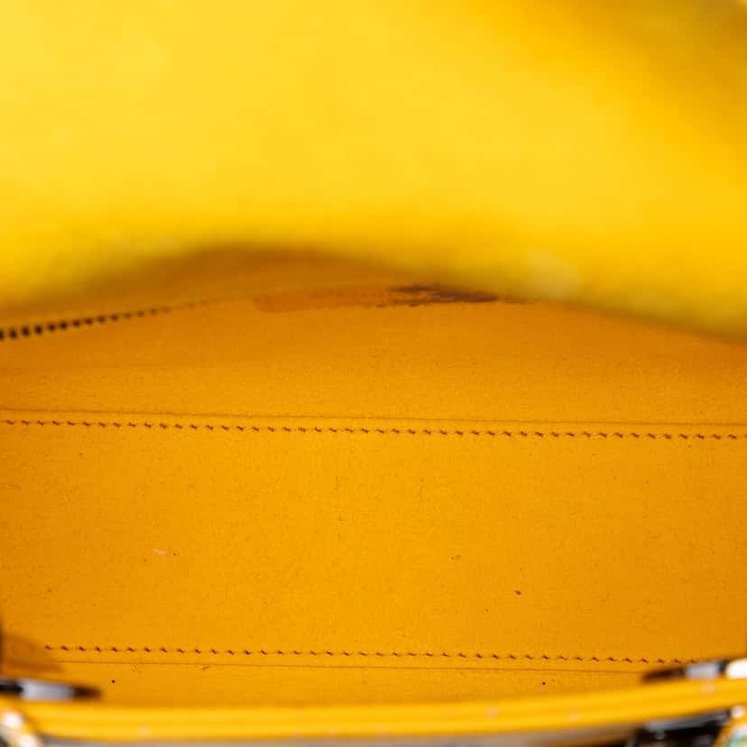 Dior Small Calfskin Pixel Zodiac Lady Dior Yellow Leather Very good condition - Model View