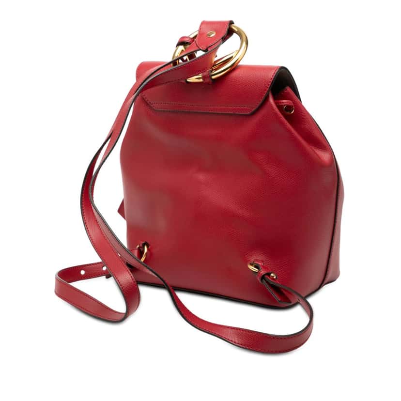 Fendi Leather F is Fendi Backpack Red Leather Very good condition - Back View