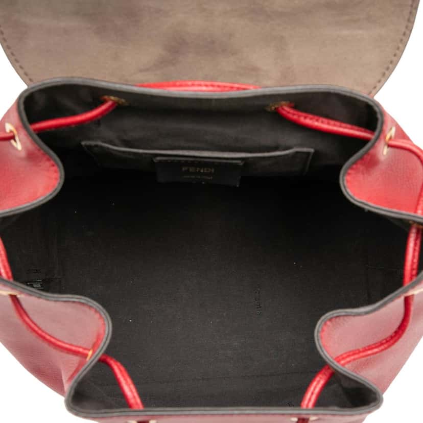 Fendi Leather F is Fendi Backpack Red Leather Very good condition - Model View
