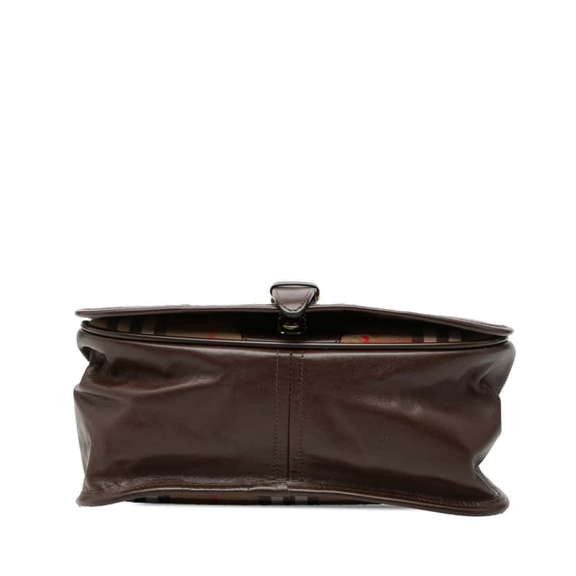 Burberry Haymarket Check Canvas Crossbody Beige Very good condition - Inside View