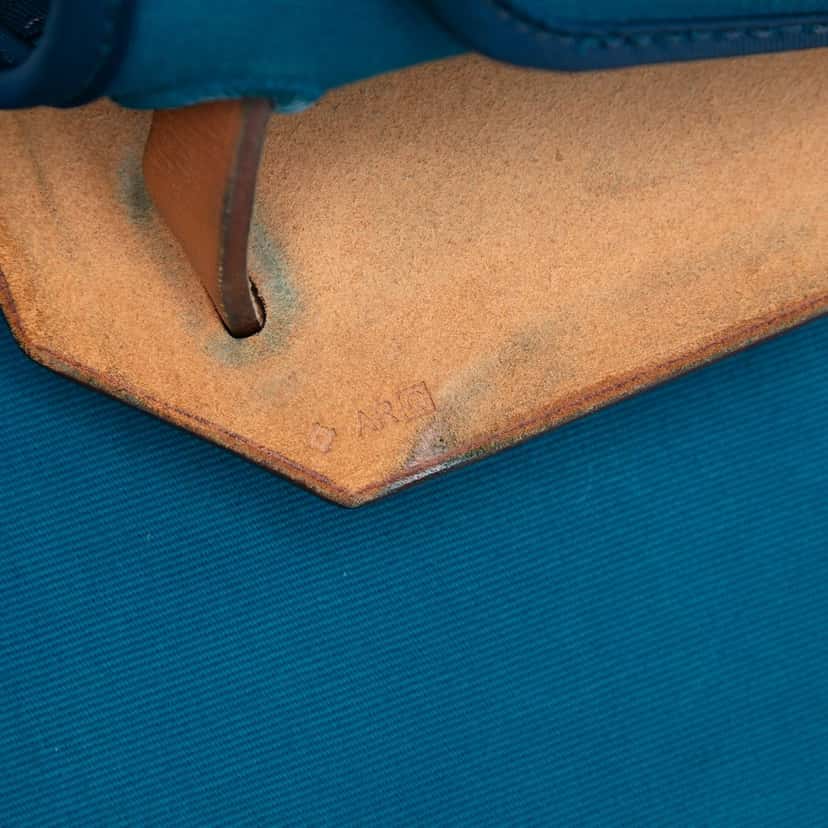 Hermès Toile Herbag Zip 31 Blue Very good condition - Box View