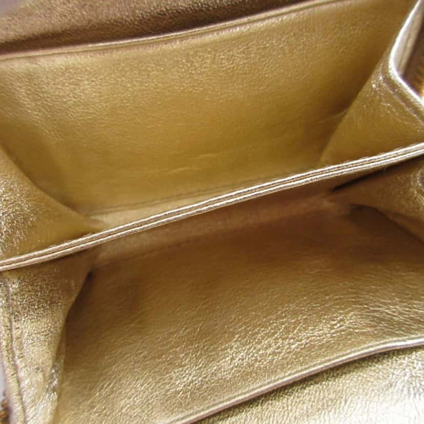 Miu Miu Matelasse Nappa Coin Pouch Gold Leather Very good condition - Inside View