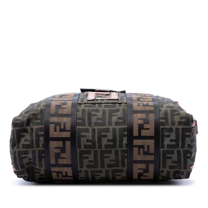 Fendi Zucca Canvas FF Satchel Brown Very good condition - Inside View