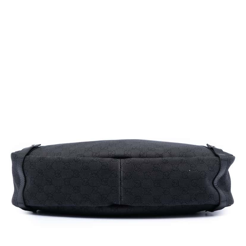 Gucci GG Denim Abbey D Ring Tote Black Very good condition - Inside View