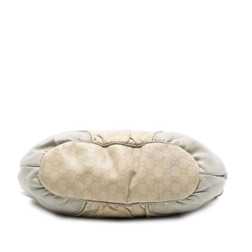 Gucci Large Guccissima Tribeca Tote Beige Leather Very good condition - Inside View