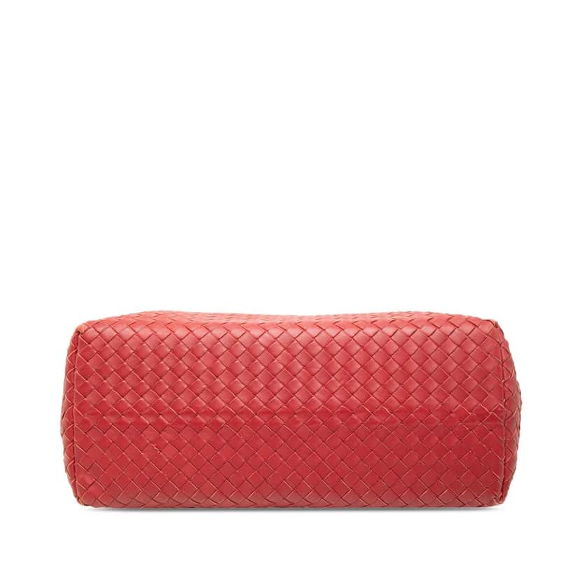 Bottega Veneta Medium Nappa Intrecciato Garda Tote Red Leather Very good condition - Inside View