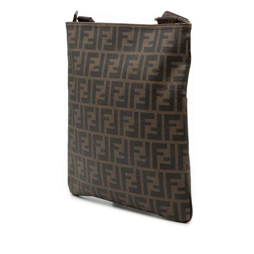Fendi Zucca Spalmati Crossbody Brown Very good condition - Back View