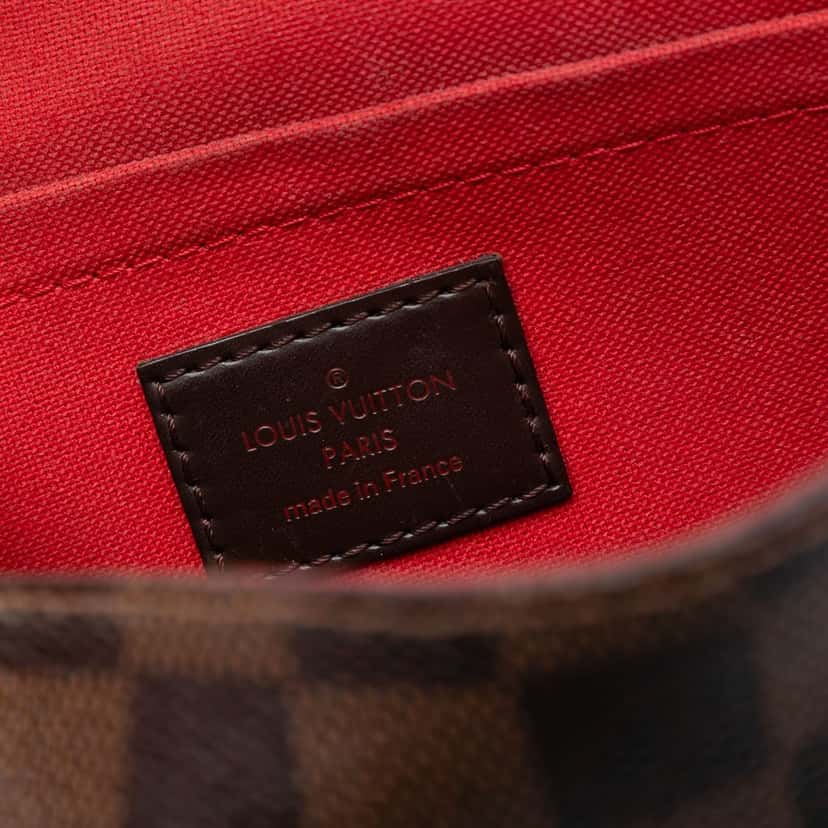 Louis Vuitton Damier Ebene Favorite MM Brown Good condition - Box View