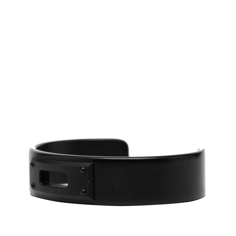 Hermès Aluminum So Black Kelly Bracelet T5 Black Metal Very good condition - Back View