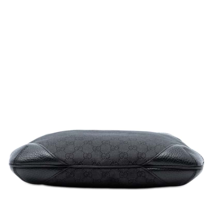 Gucci GG Denim Chain Shoulder Bag Black Very good condition - Inside View