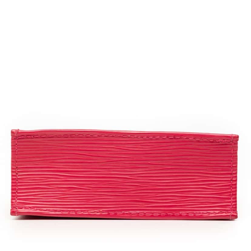 Louis Vuitton Epi Petit Sac Plat Pink Leather Very good condition - Inside View