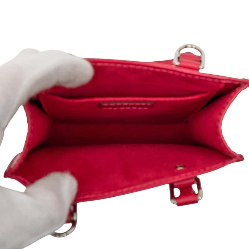 Louis Vuitton Epi Petit Sac Plat Pink Leather Very good condition - Model View