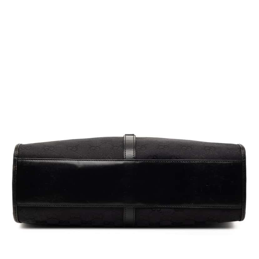 Gucci GG Canvas Jackie Tote Black Very good condition - Inside View