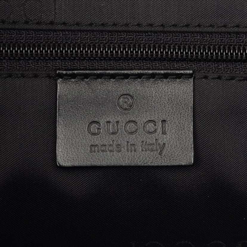 Gucci GG Canvas Jackie Tote Black Very good condition - Box View