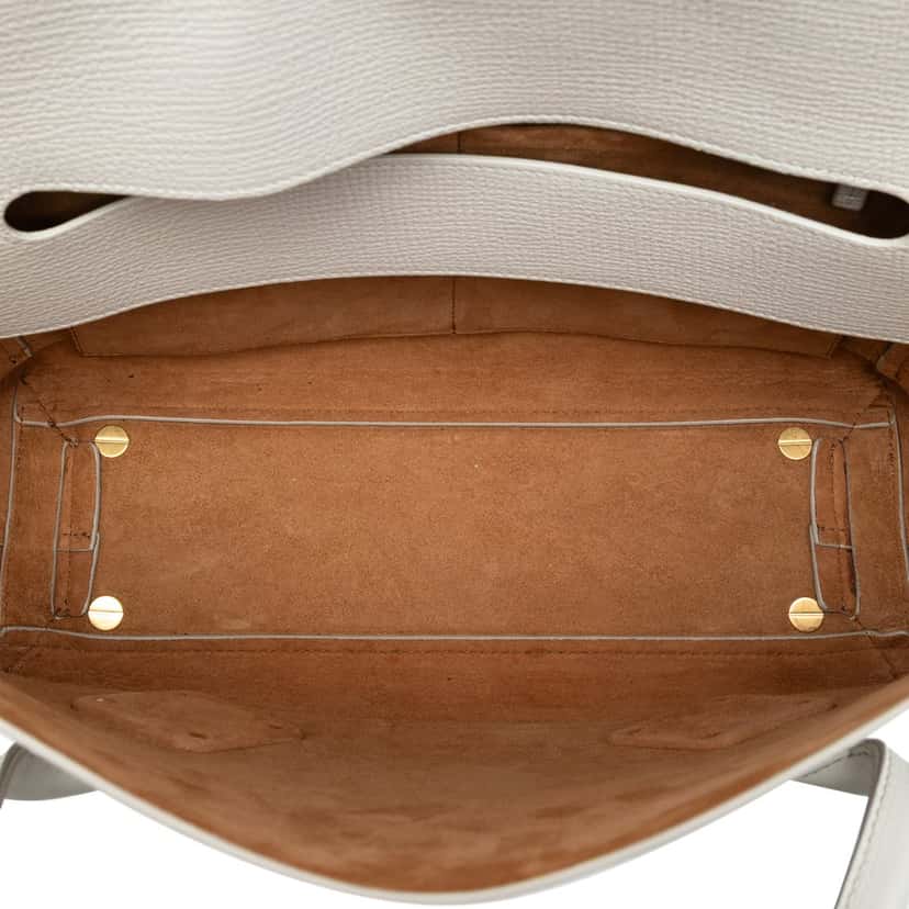 Bottega Veneta Medium French Calfskin The Arco Tote White Leather Very good condition - Model View