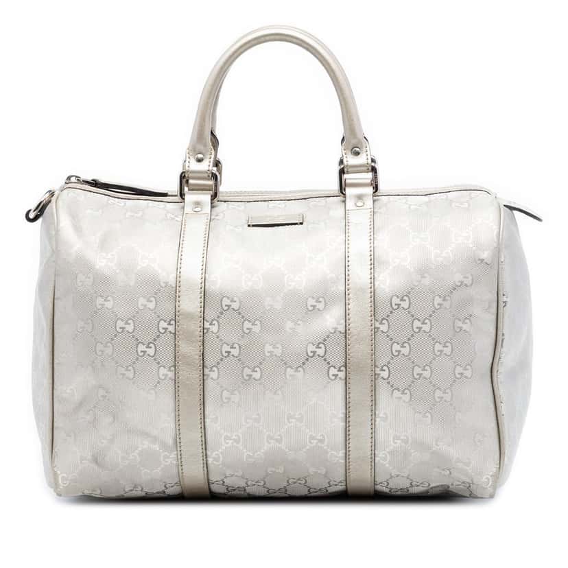 Gucci Medium GG Imprime Joy Boston Bag Gold Very good condition - Front View