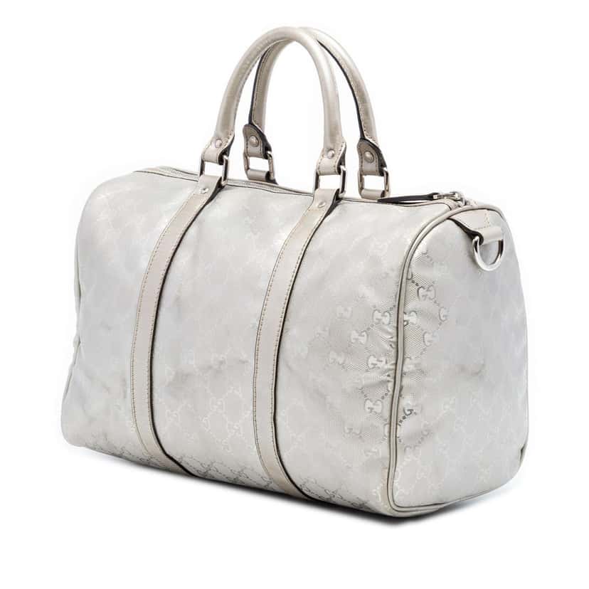 Gucci Medium GG Imprime Joy Boston Bag Gold Very good condition - Back View