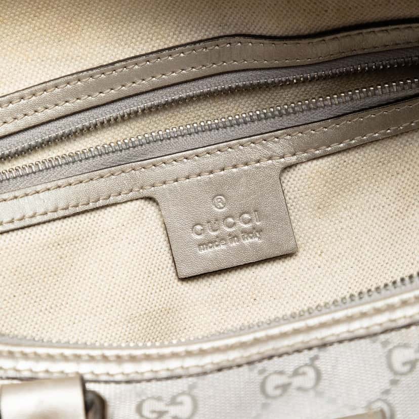 Gucci Medium GG Imprime Joy Boston Bag Gold Very good condition - Box View