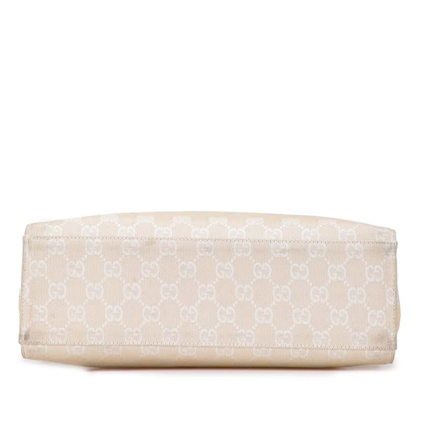 Gucci GG Canvas Bamboo Satchel Brown Very good condition - Inside View