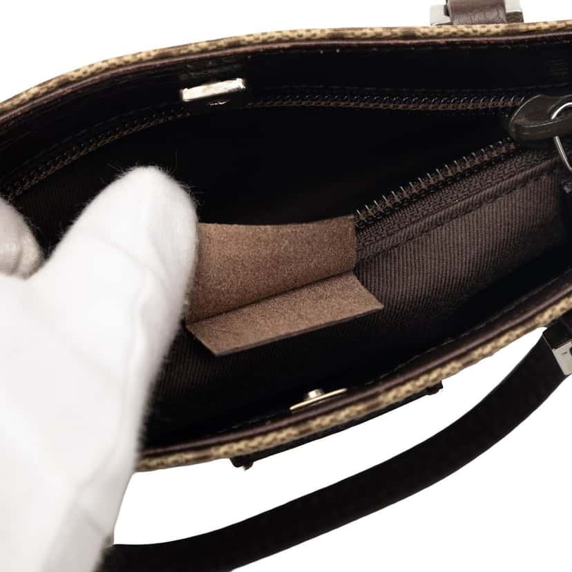 Gucci GG Supreme Handbag Beige Very good condition - Box View